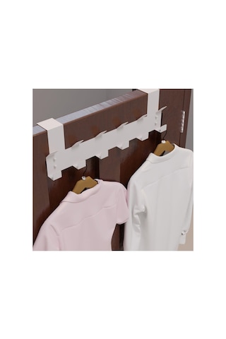 Risingmaber Metal Amerikan Kapı Arkası Beyaz Vidalı Askılık Organizer Askılığı Ve Banyo Kapı Arkası Vidalı A Genel