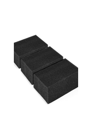 3 Adet Ayakkabı Boyama Ve Cila Süngeri Siyah