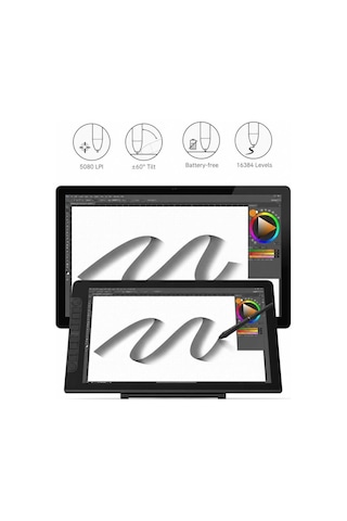 Veıkk Vk2200pro 21.5"ıps Fhd Tam Lamine Ekran 8 Kısayol2 Scroll Tuşlu Sağ Sol El Grafik Tablet-teşhir