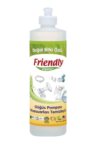 Friendly Organic Göğüs Pompası ve Aksesuarları Temizleyici 473 ML