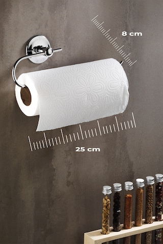 Yapışkanlı Solo Havlu Kağıdı Asacağı Solo Havluluk Krom K-110