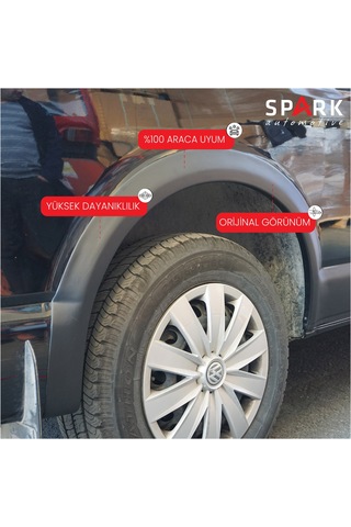 Volkswagen Transporter T6.1 2020-2022 Yıl Aralığı Uyumlu Uzun Şase Sağ Sürgü Dodik Seti 11 Parça Siyah