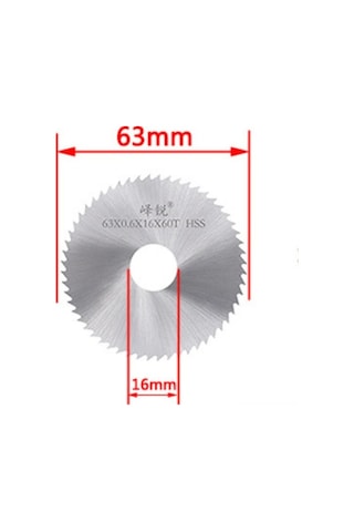 Fortunelane 63mm Çelik Testere Bıçağı - İnce Ahşap Ve Plastik İçin 2'li Paket