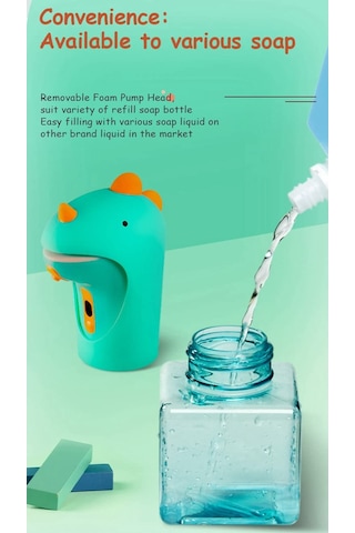 Rordi Otomatik Sabunluk Fotoselli El Sabunu Dispenseri Çocuklar