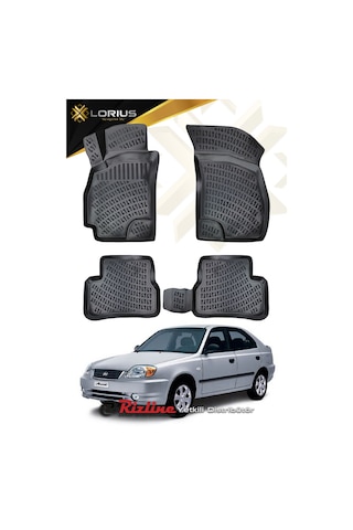 Rizline Hyundai Accent Admire 2000-2005 3D Havuzlu Paspas