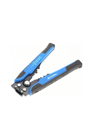 Hangfox Meterk Jx-1301 Mavi Çok Fonksiyonlu Tel Soyucu: Otomatik Soyma, Kesme Ve Presleme - Çelik Ağızlı 10-24 Awg