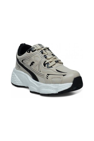 Celira Flt Bej Siyah Fileli Kadın Sneaker Spor Ayakkabı Siyah