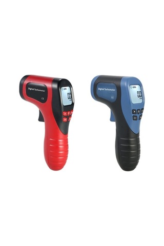 Didadodo Yüksek Hassasiyetli Kırmızı Taşınabilir Dijital Lazer Takometre - 2.5-99999 Rpm Motor Hız Ölçer Kırmızı