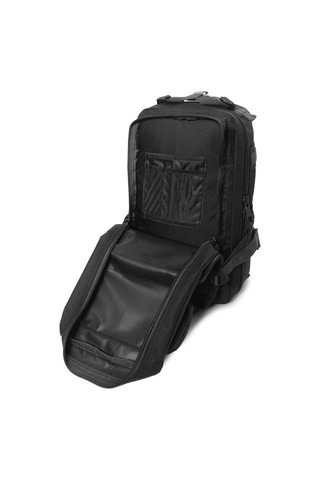 Jeehugo Lıxada 28l Siyah Su Geçirmez Outdoor Sırt Çantası, Bisiklet, Trekking, Dağcılık İçin 800d Oxford, Reflektör Şeritli, 14" Laptop Bölmesi + Siyah Bant Çok Renkli