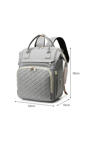 Novahub Geniş Kapasiteli, Su Geçirmez Moveevo Anne Çantası: Usb Şarj, Askılı, 3 Termal Biberon Cebi Pembe