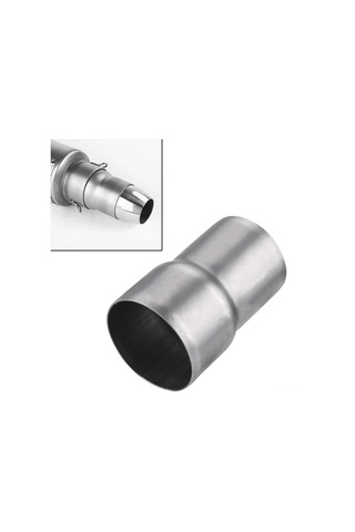 Lemestar 51mm'den 60mm'ye Evrensel Motosiklet Egzos Uyumlayıcı, Paslanmaz Çelik, Kolay Kurulum, Yüksek Dayanıklılık