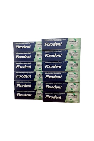 Complete Güçlü Tutuş Extra Ferah Aroma Protez Yapıştırıcı Krem 47 Gr X 12 Adet