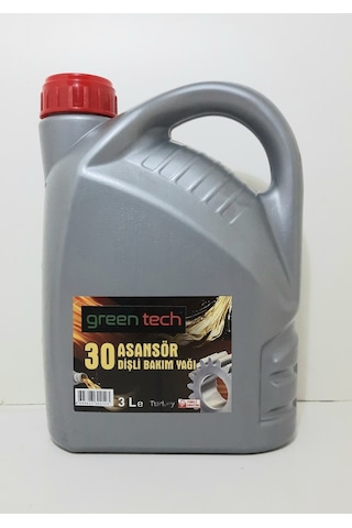greentech 30 ASANSÖR DİŞLİ BAKIM YAĞI 3 LİTRE greentech 30 ASANSÖR DİŞLİ BAKIM YAĞI 3 LİTRE