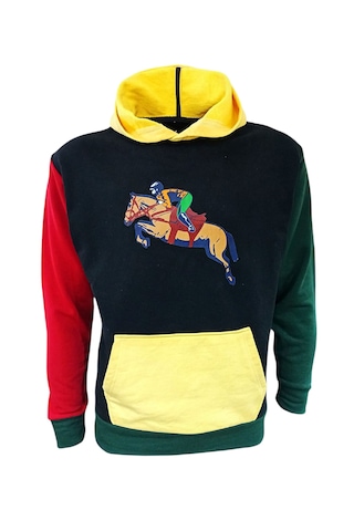 Coupon Kapüşonlu Sweatshirt - Tarz Sarı - Yeşil