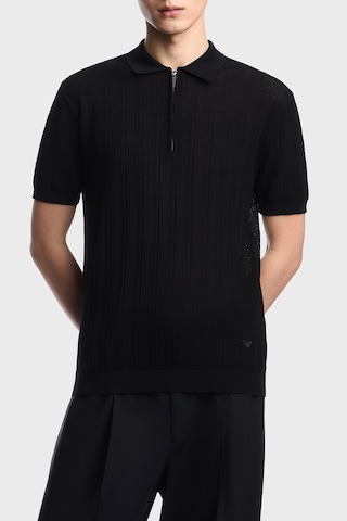 Emporio Armani Erkek Polo Yaka Kazak Em004305 Af23761 Uc001 Siyah