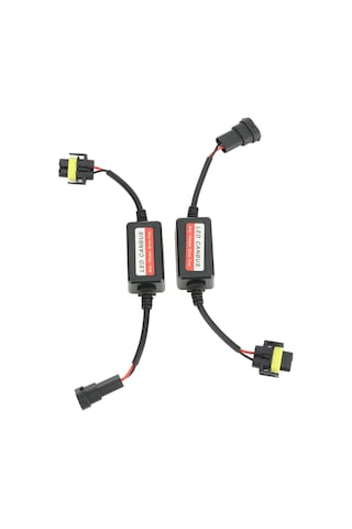 Reedark 2 Adet 12v H8/h9/h11 Led Far/fonksiyon Lambası Decoder - Canbus Hatası, Titreme Sorununu Çözürür, Plug & Play