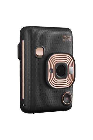 Fujifilm Instax Mini Liplay Hybrid Elegant Black Fotoğraf Makinesi + Çantalı Seti 3 Siyah