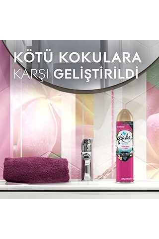 Hava Tazeleyici Aerosol, Oda Kokusu, Tropikal Floral, 300ml