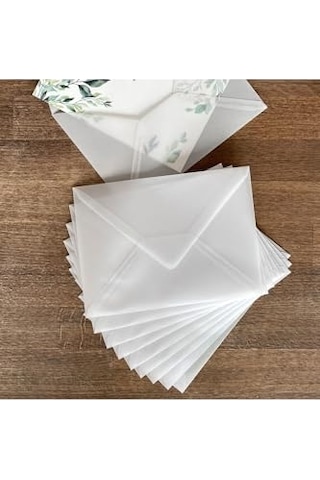 Beyaz Transparan Zarf, 13x18 Cm 10 Adet