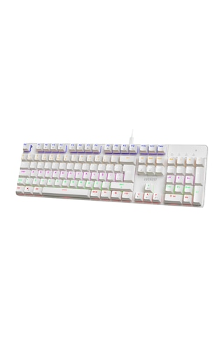 Everest Kb-mk1 Lumos Red Switch Rgb Beyaz Kablolu Aming Klavye