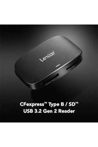 Lexar Profesyonel Cfexpress Tip B/sd Usb 3.2 Gen 2 Okuyucu, 10 Gb