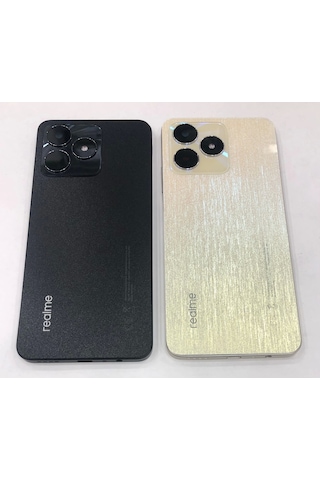 Realme C53 Rmx3760 Kasa Arka Kapak Pil Kapağı - Siyah