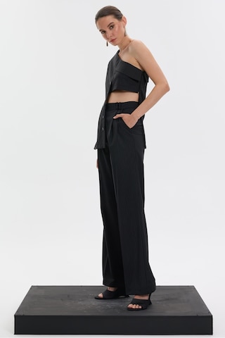 Rebellion Simone Pants Siyah Beyaz Çizgili