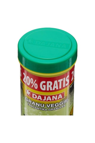 Dajana Granu Veggie Garlic Sarımsaklı Cichlid Yemi 250 Ml + 50 Ml Promo 150 Gr