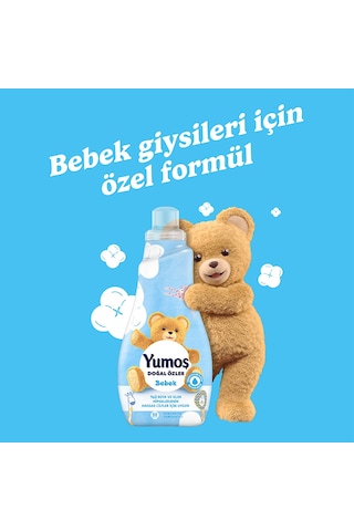 Yumoş Doğal Özler Konsantre Çamaşır Yumuşatıcısı Bebek 1200 Ml 50 Yıkama 4 Adet Diğer