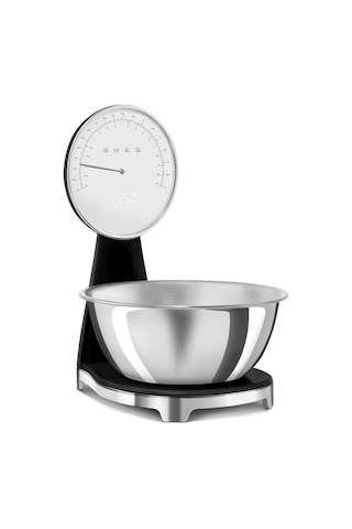 Smeg 50's Style Retro Siyah Analog Mutfak Tartısı Ksf01blww