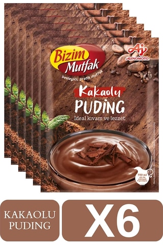 Bizim Mutfak Kakaolu Puding 6 x 143 G