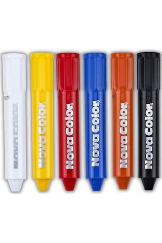 Yüz Boyası 6 Renk 1 Paket Nova Color 6 Renk Yüz Boyası 1 Paket N11.409