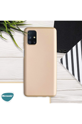 Microsonic Matte Silicone Samsung Galaxy Uyumlu M51 Kılıf