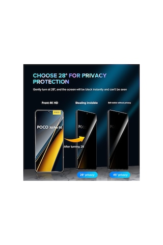 Poco X6 Pro Uyumlu Nano Hayalet Ekran Koruyucu Kırılmaz Cam