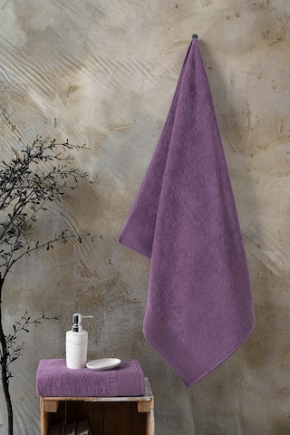 Varol Royal Serisi 2 Li Havlu Seti 50x90 & 90x150 Cm, 500 Gsm Premium Mürdüm