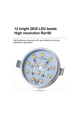 Konesam Alüminyum Kabinet Gömme Işığı 3w 12 Led 6000k Beyaz Işık 120 Açılı 300lm Dolap/showcase Uyumlu Gümüş