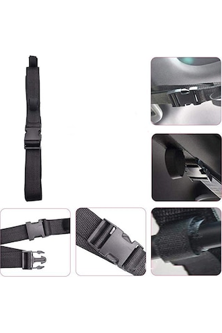 2 Paket Araba Olta Tutucu, 5 Çubuk Olta Depolama Raf,siyah