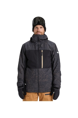 Quıksılver Quiksilver Sycamore Printed Jk Erkek Siyah Snowboard Ceketi 6457 Siyah