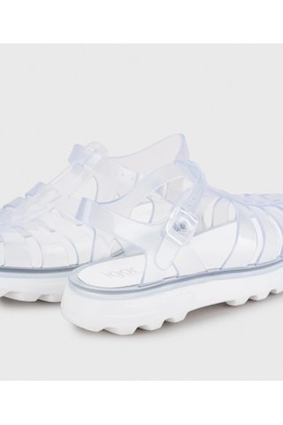 Igor S10361 001 Transparente Blanco Kadın Sandalet Beyaz