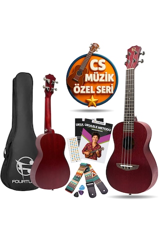 Fourtune Elio Ukc-23rd Concert Ukulele Maun Hakiki Ağaç Özel Seri Concert