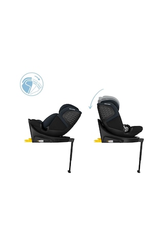 Maxi-Cosi Emerald 360 S I-Size Isofix'li 360 Dönebilir Yatabilir 0-36 kg Oto Koltuğu Tonal Black