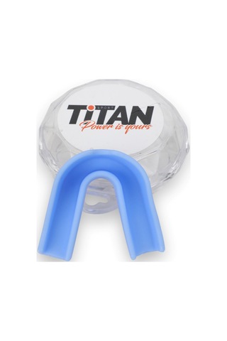 Silikon Dişlik Boks, Kickboks Muay Mavi Dişlik + Saklama Kabı Mavi