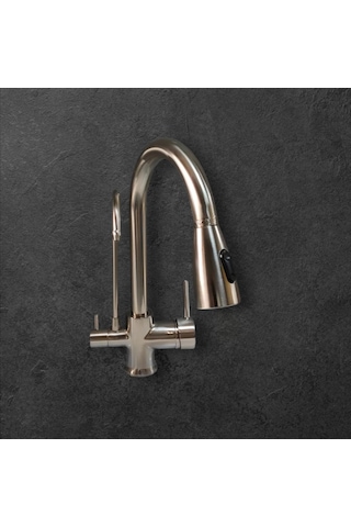 E.m.a Spiralli Arıtmalı Mutfak Bataryası Saten Inox