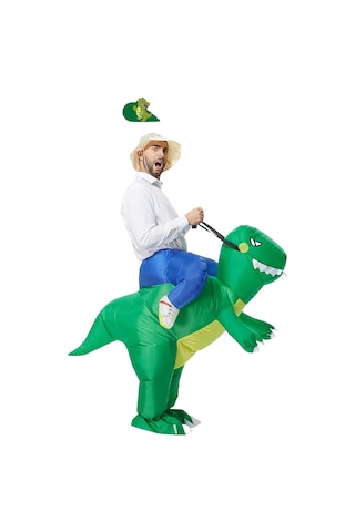 Unicomlifeerp Sınır Ötesi Festival Performansı Yetişkin Çocuk Dinozor Şişme Elbise Yürüyebilir