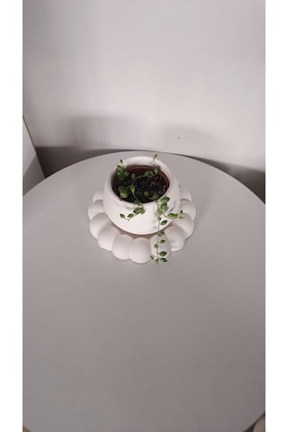 Sükulent Saksı Ve Tabağı 0,30 L