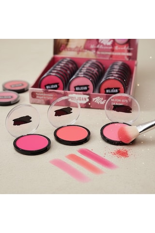 3'lü Matte Powder Allık Seti Sarı