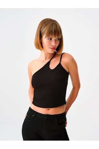 LOFT Crop Kadın Atlet Lf2031905 Q1.v1 Siyah