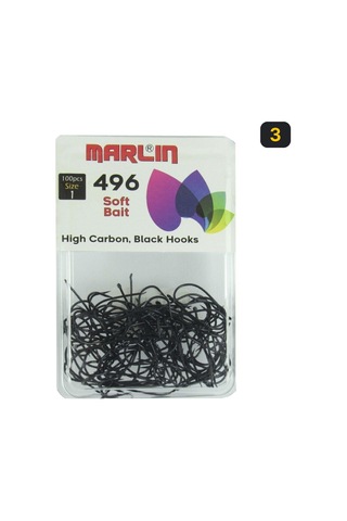 Marlin 496 Siyah Olta İğnesi
