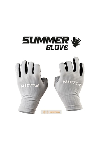 Fujin Pro Angler S24 Summer Gloves Grey M/l Gri