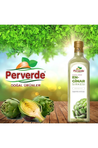 Perverde Enginar Sirkesi Cam 500 ML